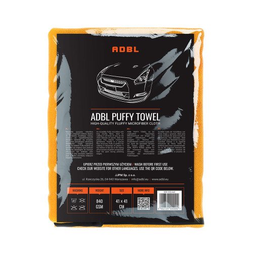 Laveta Microfibra ADBL Puffy Towel, 840 GSM, 41 x 41cm