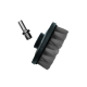 Perie pentru Piele cu Adaptor Bormasina ADBL Leather Twister, 100mm