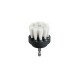 Perie pentru Piele cu Adaptor Bormasina ADBL Leather Twister, 50mm