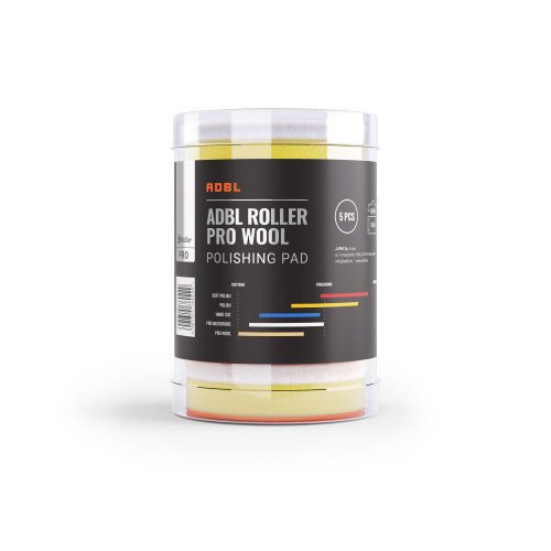 Set Pad Polish Lana Orbitala ADBL Roller Pro Wool DA, 50mm, 5 buc Set Pad Polish Lana Orbitala ADBL Roller Pro Wool DA, 50mm, 5 buc