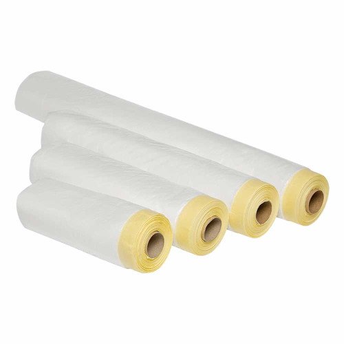 Folie Protectie cu Banda Adeziva Colad Plastic Film with Tape, 90m x 25m