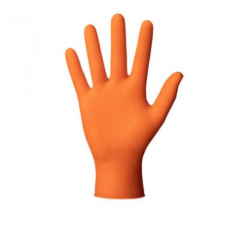 Manusi Nitril Gogrip, Portocaliu, XL, 50 buc