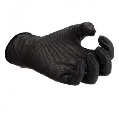 Manusi Nitril Gripzzly, Negru, XL, 50 buc