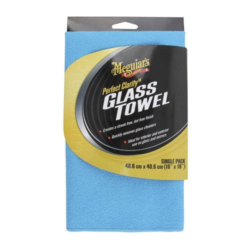 Laveta Microfibre Sticla Meguiars Glass Towel, 40x40 cm