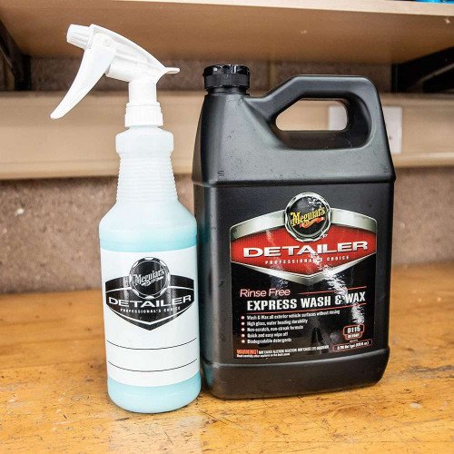 Sampon Auto Meguiars Rinse Free Express Wash and Wax D115, 3.78L