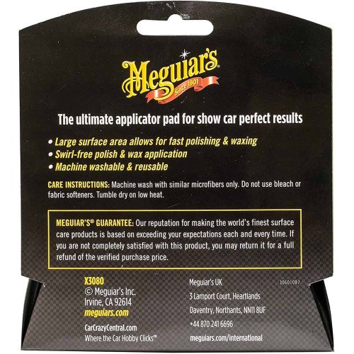 Set Aplicatoare Microfibra Meguiar's Even Coat Microfiber Applicator Pads, 2 buc