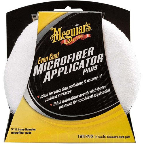 Set Aplicatoare Microfibra Meguiar's Even Coat Microfiber Applicator Pads, 2 buc