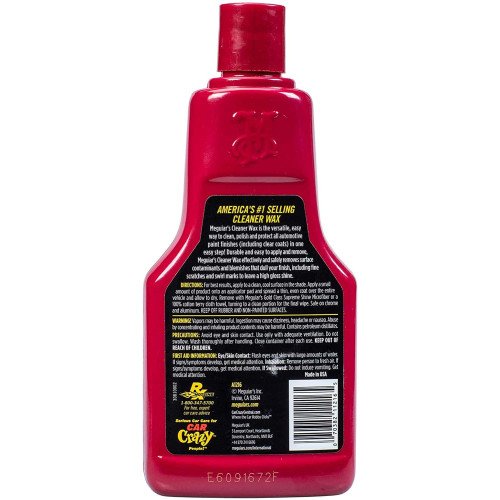 Solutie Curatare Vopsea Meguiars Cleaner Wax Liquid, 473ml