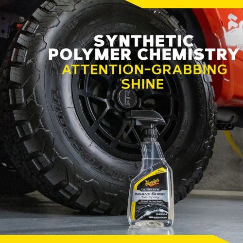 Solutie Curatat Anvelope Meguiar's Ultimate Insane Shine Tire Spray, 473ml