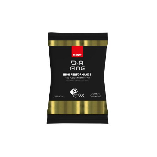Burete Fin Polish Rupes D-A Fine Foam Pad, 100MM, Galben