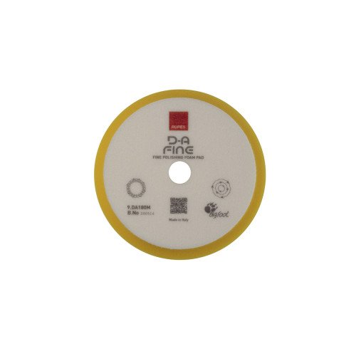 Burete Fin Polish Rupes D-A Fine Foam Pad, 150/180MM, Galben