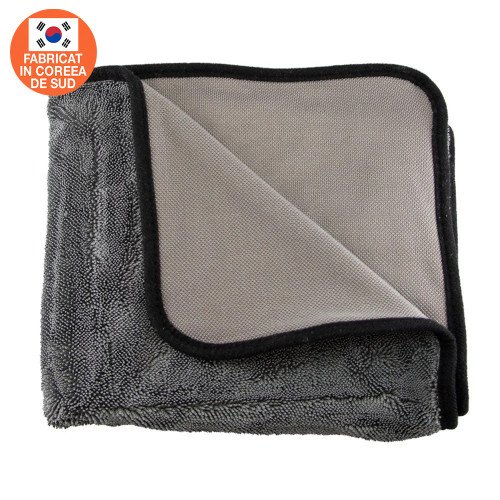 Prosop Uscare Auto speckLESS Twist Bros, Grey, 90x70cm Prosop Uscare Auto speckLESS Twist Bros, Grey, 90x70cm