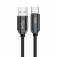 Cablu de date si incarcare Vetter Smart Type-C, Auto Disconnect, 1.2m