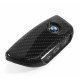 Husa Cheie BMW din Carbon Vetter Compatibila i5, i7, Seria 2, 3, 5, 7, Negru Lucios