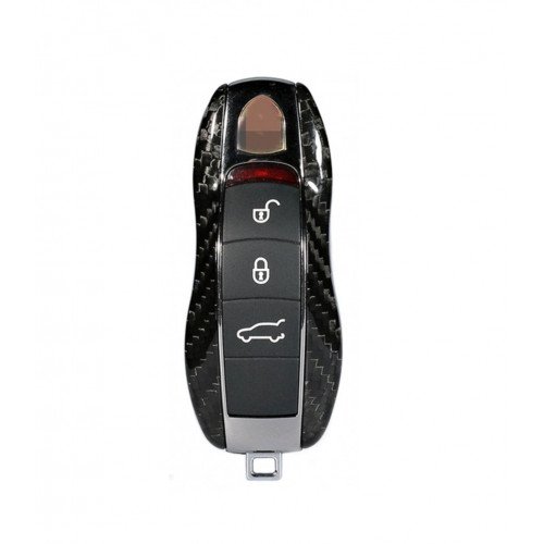Husa Cheie Porsche 3 Butoane Vetter Carbon, Glossy Black