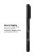 Husa Iphone 16 Pro Clip-On MagSafe Vetter Aramid Fiber Hybrid Kevlar Slim, Negru