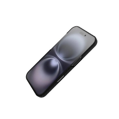 Husa iPhone 16 Plus Clip-On MagSafe Vetter Aramid Fiber Kevlar, Negru